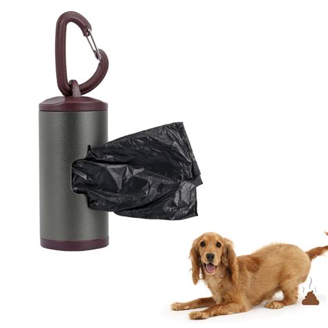 best dog poop bag holder|dog poop holder for leash.